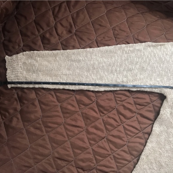 Xhilaration Knit Sweater - Large. Never Worn. Beige color with laced tie. - Picture 7 of 11